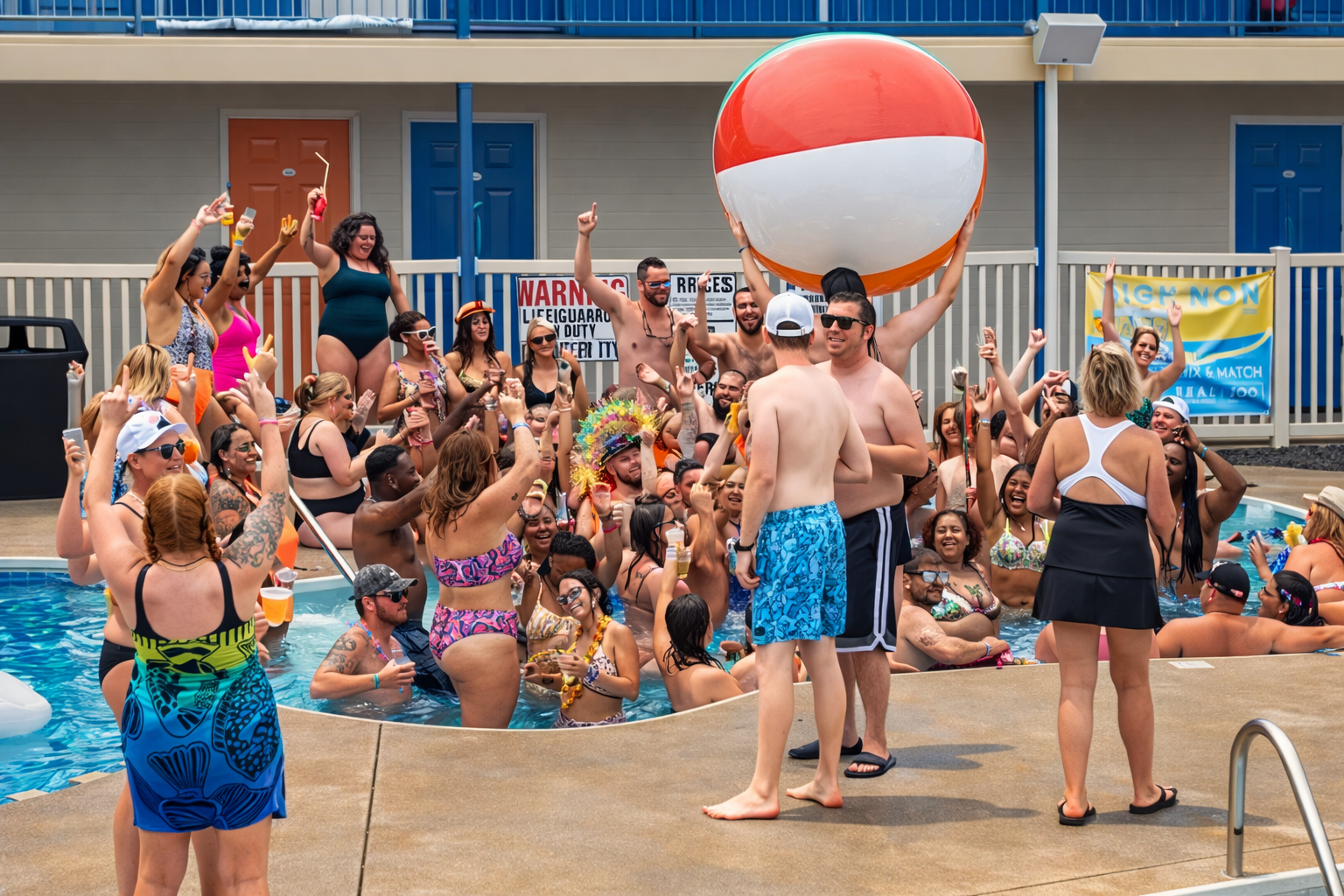Hot Spring Pool Party Pool Party – Islander Inn PIB